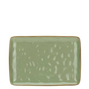 Rose & Tulipani Concerto Verde Oliva Tray 27cm